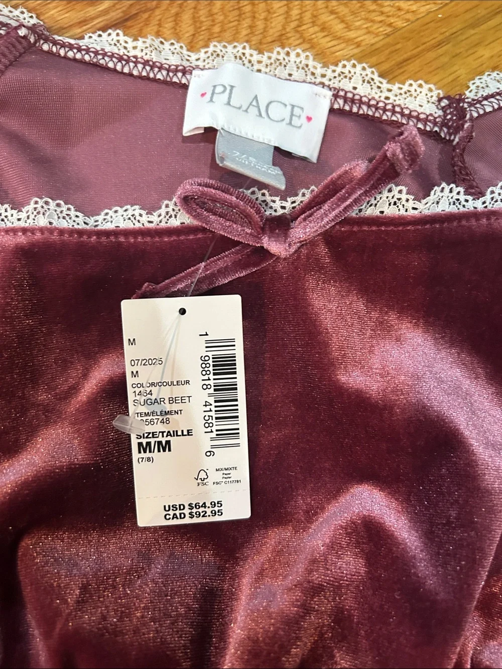 NWT 2 Piece Smocked Velour Set